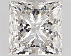 Picture of Natural Diamond 1.01 Carats, Princess with  Cut, I Color, VVS1 Clarity and Certified by GIA