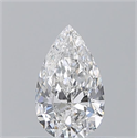 Diamante Natural 0.50 quilates, De pera , Color F, claridad VS2 y certificado GIA