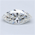 Natural Diamond 1.51 Carats, Marquise with  Cut, G Color, VVS2 Clarity and Certified by GIA
