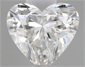 Natural Diamond 0.50 Carats, Heart with  Cut, H Color, SI2 Clarity and Certified by GIA