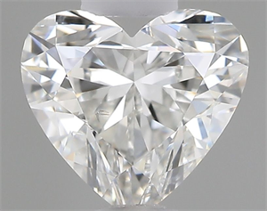 Picture of Natural Diamond 0.50 Carats, Heart with  Cut, H Color, SI2 Clarity and Certified by GIA