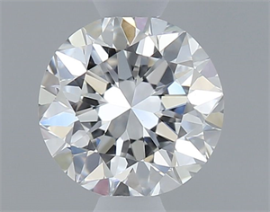 Picture of Natural Diamond 0.51 Carats, Round with Very Good Cut, F Color, VS2 Clarity and Certified by GIA