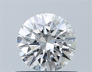 Picture of Natural Diamond 0.50 Carats, Round with Excellent Cut, G Color, IF Clarity and Certified by GIA