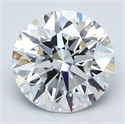 Diamante Natural 2.01 quilates, Redondo , Color F, claridad VVS1 y certificado GIA