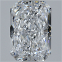 Natural Diamond 1.50 Carats, Radiant with  Cut, D Color, SI1 Clarity and Certified by GIA