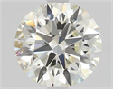 Natural Diamond 1.20 Carats, Round with Excellent Cut, L Color, SI1 Clarity and Certified by GIA