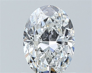 Foto Diamante Natural 0.80 quilates, Ovalado , Color E, claridad VS1 y certificado GIA de