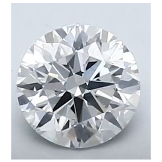 Foto Diamante natural de 0,53 quilates H VVS2, corte ideal certificado por CGL de