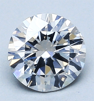 Picture of 0.59 carat natural diamond F VS2, Ideal Cut certified by CGL