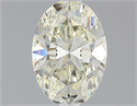 Natural Diamond 0.80 Carats, Oval with  Cut, L Color, VS1 Clarity and Certified by GIA