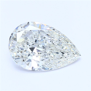 Picture of Natural Diamond 1.00 Carats, Pear with  Cut, J Color, VVS1 Clarity and Certified by GIA