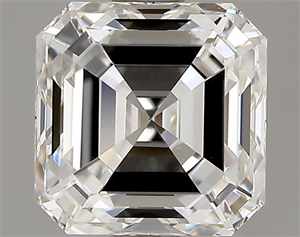 Picture of Natural Diamond 1.70 Carats, Asscher with  Cut, E Color, VS1 Clarity and Certified by GIA