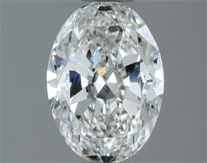 Picture of Natural Diamond 0.80 Carats, Oval with  Cut, G Color, SI1 Clarity and Certified by GIA