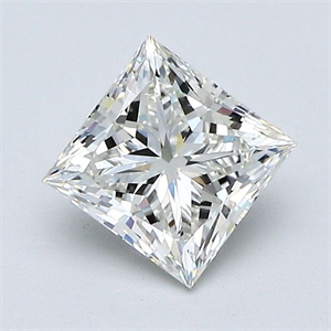 Picture of Natural Diamond 1.21 Carats, Princess with  Cut, I Color, VS2 Clarity and Certified by GIA