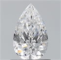 Diamante Natural 0.70 quilates, De pera , Color D, claridad SI1 y certificado GIA