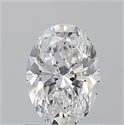 Natural Diamond 1.02 Carats, Oval with  Cut, E Color, SI2 Clarity and Certified by GIA
