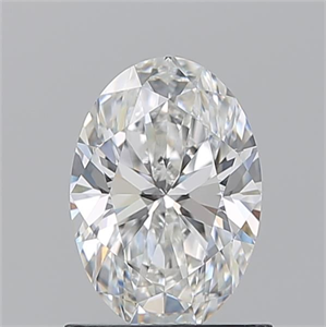 Picture of Natural Diamond 1.01 Carats, Oval with  Cut, F Color, IF Clarity and Certified by GIA