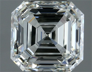 Picture of Natural Diamond 1.00 Carats, Asscher with  Cut, H Color, VS1 Clarity and Certified by IGI