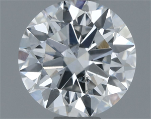 Foto Diamante Natural 0.90 quilates, Redondo , Color E, claridad SI2 y certificado GIA de