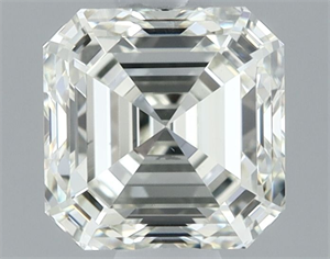Picture of Natural Diamond 1.00 Carats, Asscher with  Cut, I Color, VS1 Clarity and Certified by IGI