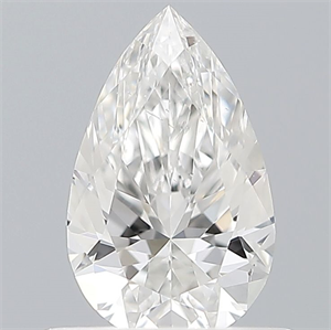 Picture of Natural Diamond 0.51 Carats, Pear with  Cut, E Color, SI1 Clarity and Certified by GIA