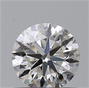 Natural Diamond 0.70 Carats, Round with Very Good Cut, H Color, SI1 Clarity and Certified by GIA