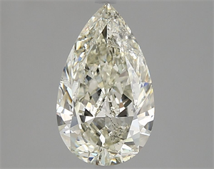 Picture of Natural Diamond 1.80 Carats, Pear with  Cut, L Color, SI2 Clarity and Certified by GIA