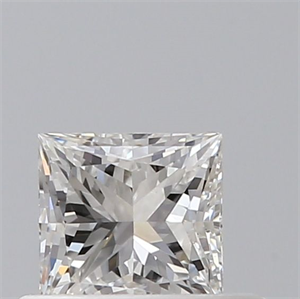 Picture of Natural Diamond 0.40 Carats, Princess with  Cut, F Color, VS1 Clarity and Certified by GIA
