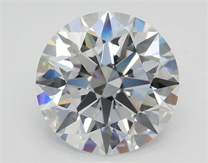 Picture of Lab Grown Diamond 2.53 Carats, Round with Excellent Cut, D Color, VS1 Clarity and Certified by GIA