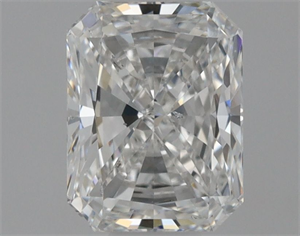 Picture of Natural Diamond 0.73 Carats, Radiant with  Cut, E Color, SI2 Clarity and Certified by GIA