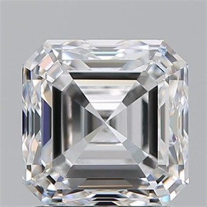 Picture of Natural Diamond 2.01 Carats, Asscher with  Cut, E Color, VS1 Clarity and Certified by GIA