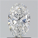 Diamante Natural 0.90 quilates, Ovalado , Color E, claridad VS1 y certificado GIA