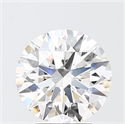 Lab Grown Diamond 3.10 Carats, Round with Ideal Cut, F Color, VS1 Clarity and Certified by IGI