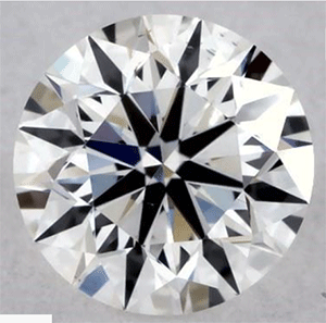 Foto 0.19 kilates, Diamante Redondo con Muy Buen Corte, F SI1 C.E, y Certificado By Diamond con Muy Buen Corte de