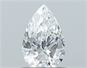 Diamante Natural 0.52 quilates, De pera , Color E, claridad VVS1 y certificado GIA