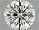 Natural Diamond 0.90 Carats, Round with Excellent Cut, I Color, VVS1 Clarity and Certified by GIA