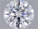 Del inventario de diamantes de laboratorio, 1.06 quilates, Redondo , Color D, claridad VVS2 y certificado IGI