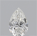 Natural Diamond 0.70 Carats, Pear with  Cut, E Color, VS1 Clarity and Certified by GIA