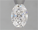 Diamante Natural 0.40 quilates, Ovalado , Color D, claridad VS1 y certificado GIA