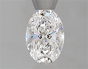 Foto Diamante Natural 0.40 quilates, Ovalado , Color D, claridad VS1 y certificado GIA de