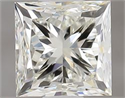 Natural Diamond 0.90 Carats, Princess with  Cut, L Color, VVS2 Clarity and Certified by GIA