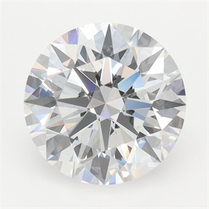 Picture of Lab Grown Diamond 2.10 Carats, Round with Ideal Cut, D Color, IF Clarity and Certified by IGI