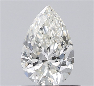 Foto Diamante Natural 0.62 quilates, De pera , Color H, claridad SI1 y certificado IGI de