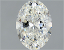 Diamante Natural 1.30 quilates, Ovalado , Color I, claridad SI2 y certificado GIA