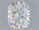 Natural Diamond 0.55 Carats, Cushion with  Cut, G Color, VVS1 Clarity and Certified by GIA