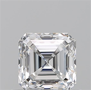Picture of Natural Diamond 0.62 Carats, Asscher with  Cut, E Color, VVS1 Clarity and Certified by GIA