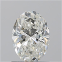 Natural Diamond 1.01 Carats, Oval with  Cut, H Color, VS1 Clarity and Certified by GIA