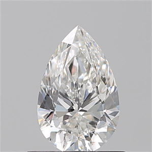 Picture of Natural Diamond 0.61 Carats, Pear with  Cut, G Color, VVS2 Clarity and Certified by GIA