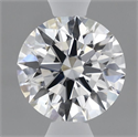 Del inventario de diamantes de laboratorio, 0.71 quilates, Redondo , Color D, claridad VVS2 y certificado IGI
