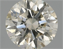 Natural Diamond 0.50 Carats, Round with Excellent Cut, J Color, SI2 Clarity and Certified by IGI